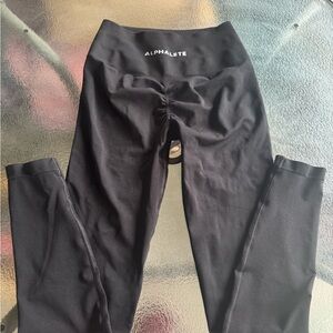 Alphalete Black Scrunch Leggings Activewear